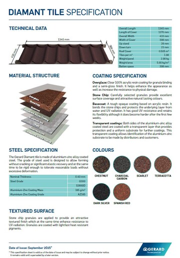 Diamant Kiremit Özellikleri (PDF)